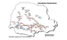 Equipes do governo liberam 14 trechos de rodovias interditados pelas chuvas