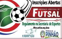 Pinhão - Secretaria de Esportes promove Campeonato Municipal de Futsal