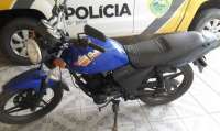 Pinhão - Mais uma motocicleta recuperada pela Polícia Militar