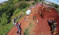 Três pessoas morrem em deslizamento de terra em Paiçandu, região metropolitana de Maringá