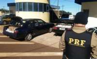 Catanduvas - Polícia Rodoviária apreende veículo de Foz do Jordão com produtos contrabandeados