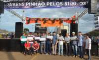 Pinhão - Entregues os cheques para os ganhadores do IPTU Premiado 2015