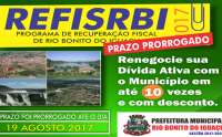 Rio Bonito - Câmara aprova e prefeito sanciona prorrogação para pagamento do IPTU e do REFISRBI 2017