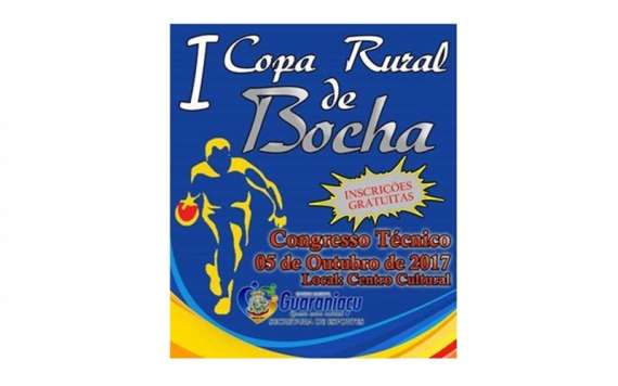 Guaraniaçu - Secretaria de Esportes Promove a I Copa Rural de Bocha