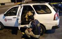 Traficantes clonam carro do governo do Paraná para levar 400 kg de maconha