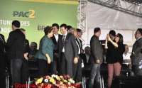 Candói - Presidenta Dilma Rousseff entrega a chave de uma motoniveladora ao município
