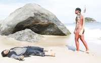 &#039;Novo Mundo&#039;: Joaquim é achado desacordado em praia