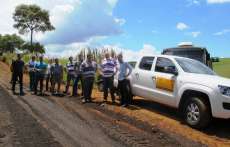 Candói - DNIT recupera estrada da Cachoeira usada como desvio nas obras da BR-373