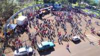 Quedas - MST reúne 3 mil pessoas em protesto na praça central do município