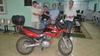Pinhão - Secretaria de Finanças transfere moto para saúde