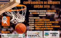 Laranjeiras - Copa Sudoeste de Basquete edição 2016. Abertura acontece no Laranjão