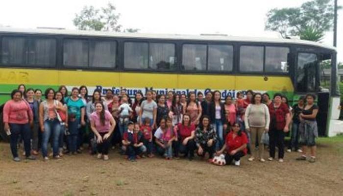 Candói - Assistência Social bonifica mulheres com passeio no Santuário Passo da Reserva