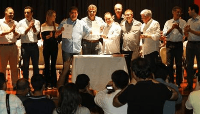 Laranjeiras - Governador faz repasses para a cidade e municípios da região