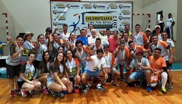 Guaraniaçu - I Olimpíada Municipal conhece seu Campeão Geral