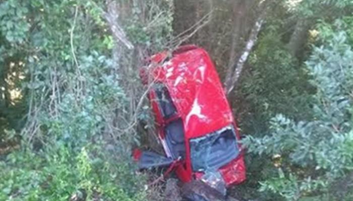 Grave acidente próximo a Usina de Salto Santiago em Saudade do Iguaçu