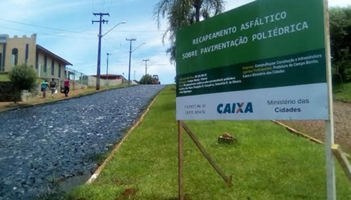 Campo Bonito - Prefeitura inicia Obras de Pavimentação no bairro São Francisco