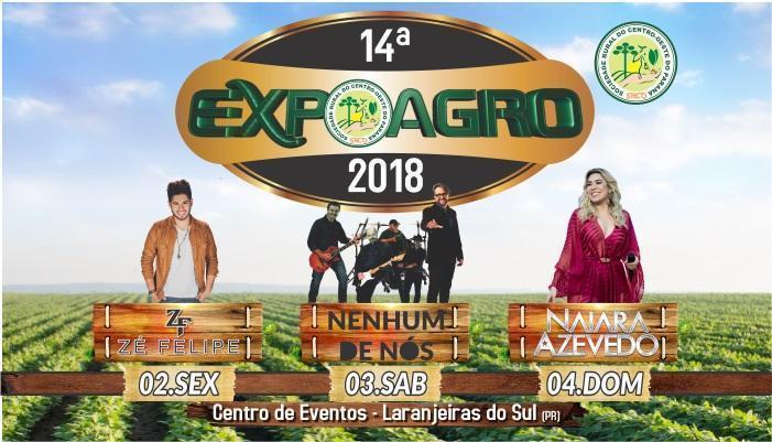 Laranjeiras - EXPOAGRO 2018 - Dia de Campo Coprossel será dias 01 e 02 de Março