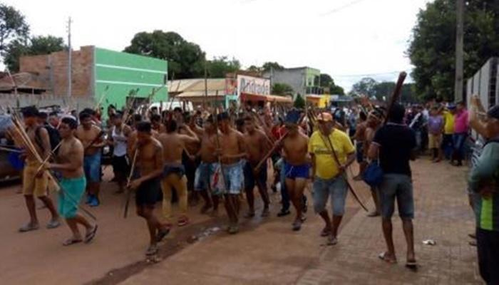Laranjeiras - Indígenas roubam e agridem dois índios no interior do município