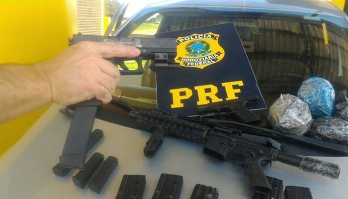 Catanduvas - Polícia Rodoviária Federal apreende armas e munições