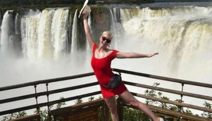 Katy Perry está no Brasil e visita Cataratas do Iguaçu