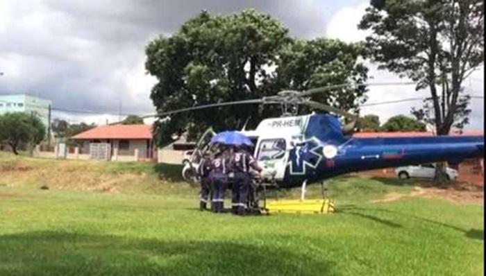 Guaraniaçu - Trabalhador teve parte da perna amputada em acidente com máquina agrícola