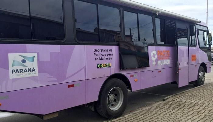 Laranjeiras - Município recebe ônibus lilás para atendimento das mulheres