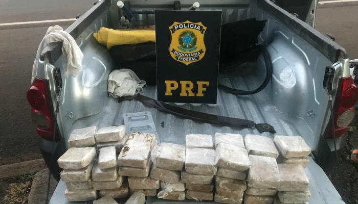 Laranjeiras - PRF apreende quase 30 Kg de maconha