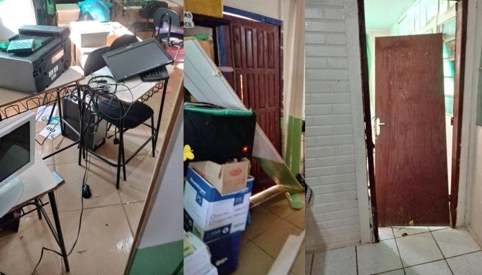 Reserva do Iguaçu - Escola Pedro Siqueira é atacada por vândalos