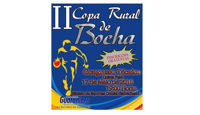 Guaraniaçu - Secretaria de Esporte realiza a II Copa Rural de Bocha