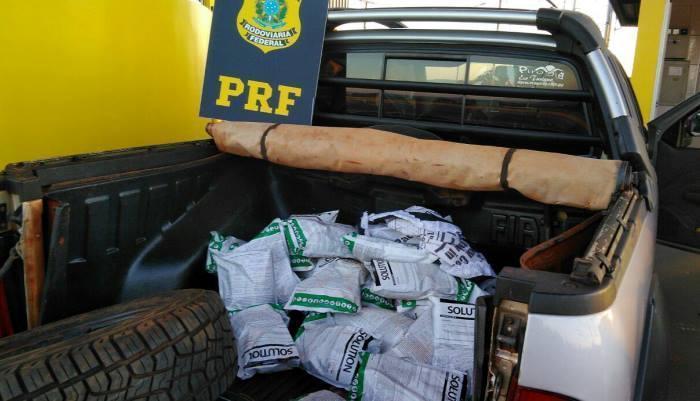Catanduvas - PRF apreende 37 kg de agrotóxico contrabandeado