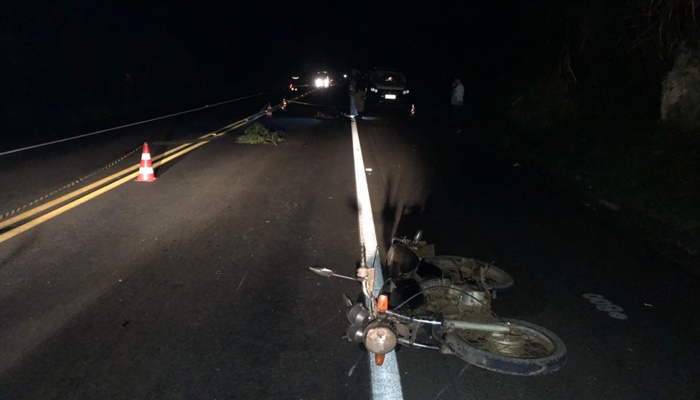 Guaraniaçu - Motociclista morre em acidente na BR 277