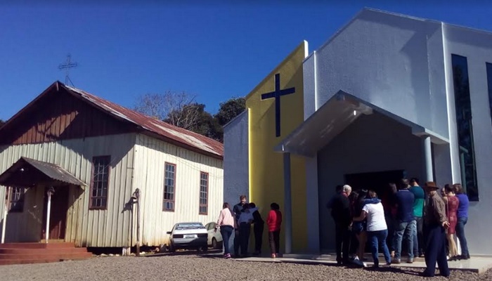Campo Bonito - Festa e Inauguração da nova capela em Santa Maria