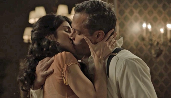 'Orgulho e Paixão': Coronel Brandão e Mariana se beijam com paixão