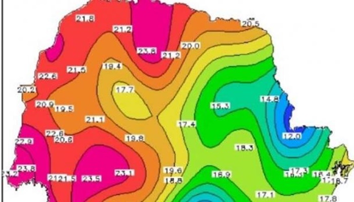Previsão de chuva eleva temperaturas em todo o Paraná
