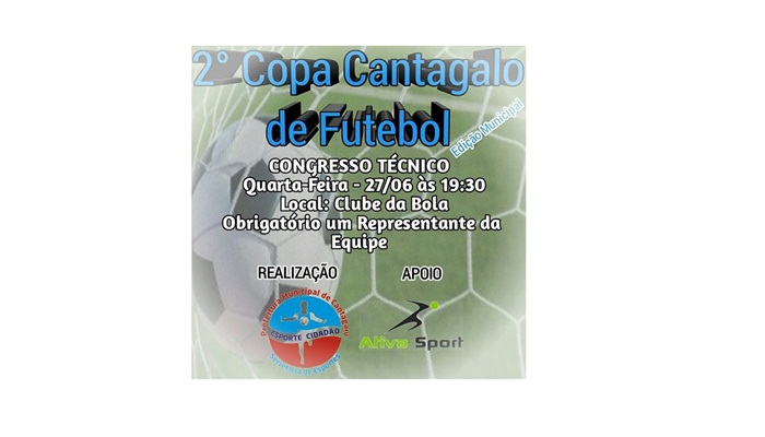 Cantagalo - Vem ai a 2º Copa Cantagalo de Futebol