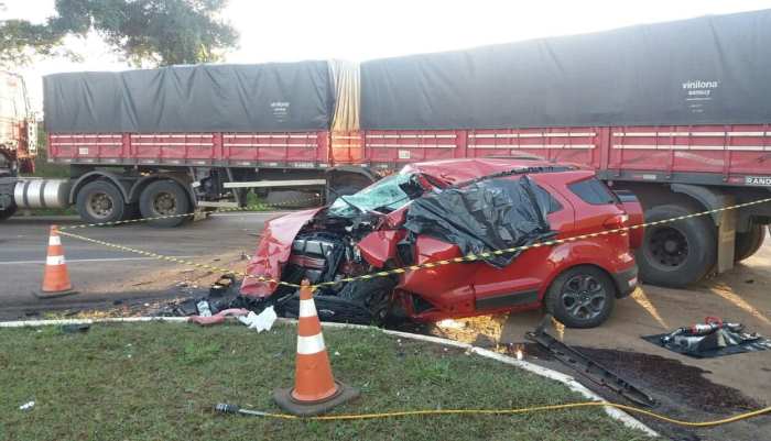 Guaraniaçu - Violenta colisão deixa um morto na BR 277