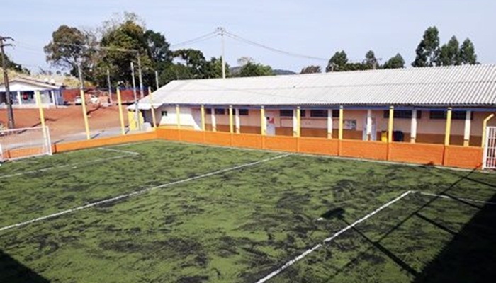 Guaraniaçu - Vila Nova recebe Quadra Esportiva Revitalizada