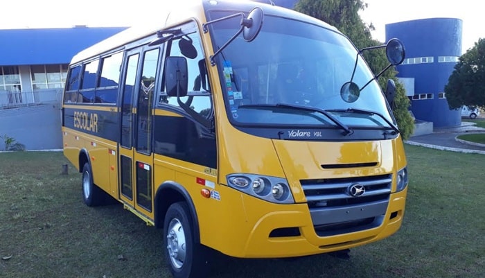 Campo Bonito - Prefeitura adquire novo ônibus para transporte escolar
