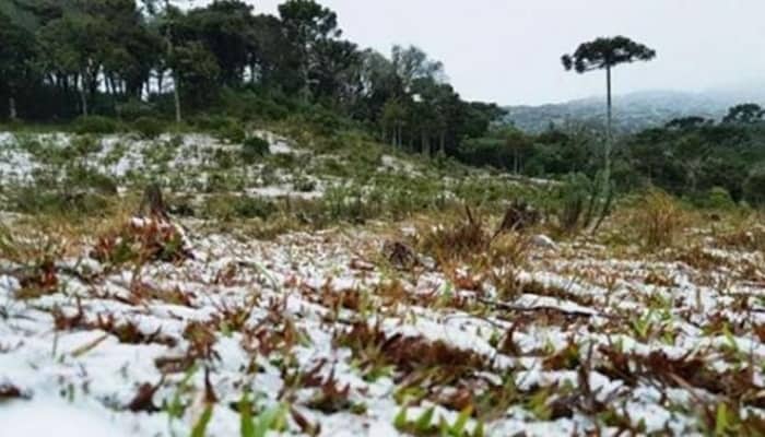 Ciclone avança na área Sul do Brasil e neve pode cair nesta madrugada