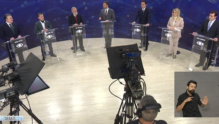 Seis candidatos ao Governo do Paraná participam do primeiro debate na TV