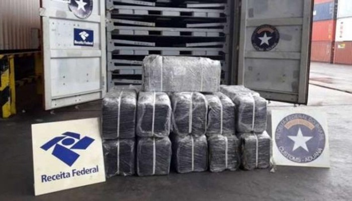 Receita Federal apreende quase meia tonelada de cocaína no Porto de Paranaguá