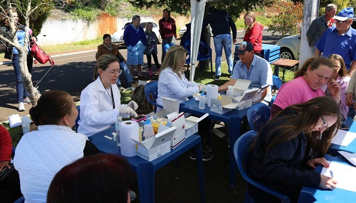 Virmond - Secretaria de Saúde em parceria com o Rotary de Cantagalo realizaram 98 testes rápidos