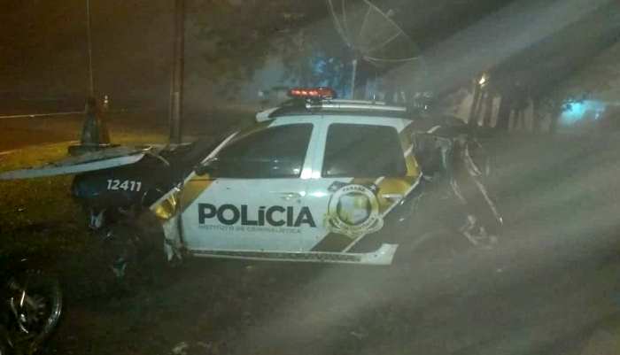 Cantagalo - Perita do IML sofre acidente na BR 277