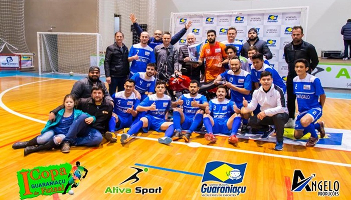 Guaraniaçu - Cantagalo conquista o Título de Campeão da I Copa Guaraniaçu de Futsal