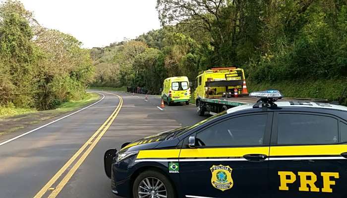 Nova Laranjeiras - PRF atualiza situação do acidente no Km 487