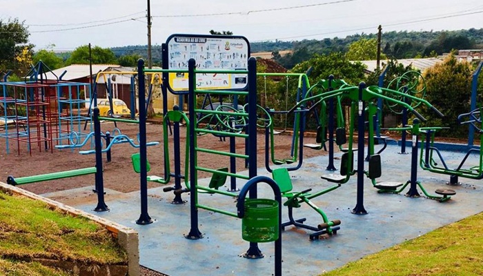 Campo Bonito - Bairro São Francisco agora tem Parque Infantil e Academia ao ar livre