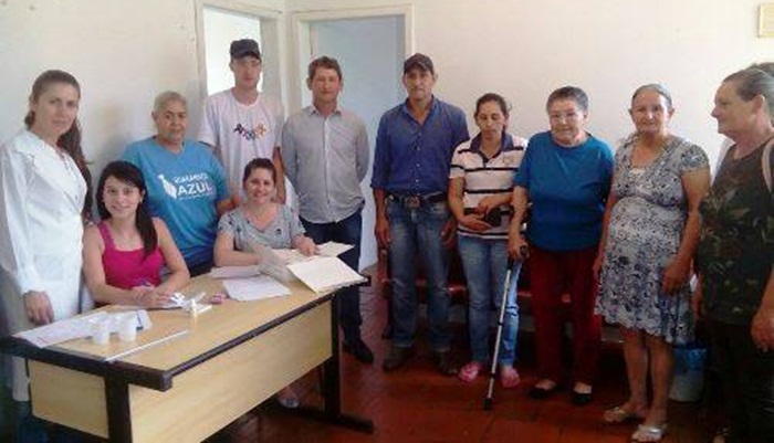 Guaraniaçu - Comunidade do Distrito do Bormann recebeu hoje o Programa Saúde nos Bairros
