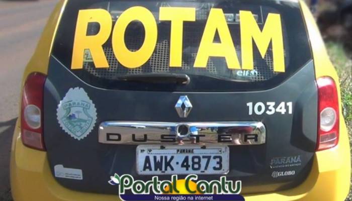 Laranjeiras – ROTAM aborda condutor e prende motocicleta por irregularidades