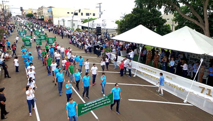 Laranjeiras - Prefeitura organiza desfile cívico para celebrar os 72 anos