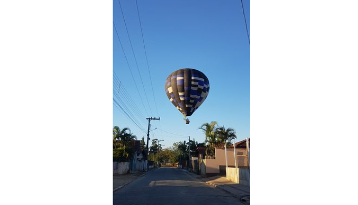 Balão tripulado que fez vôos em Laranjeiras do Sul caiu em Toledo